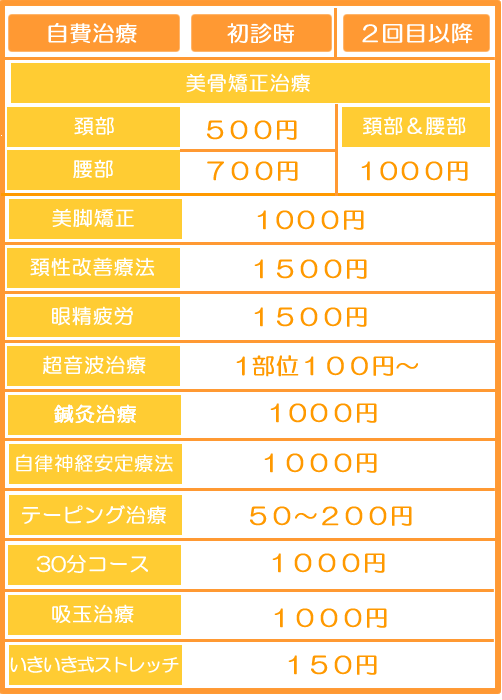 自費保治療 料金